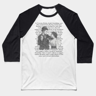 Victorian Lesbian Information Baseball T-Shirt